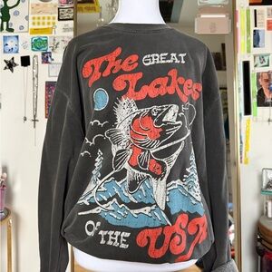 Urban Outfitters Oversized Gray Sweatshirt